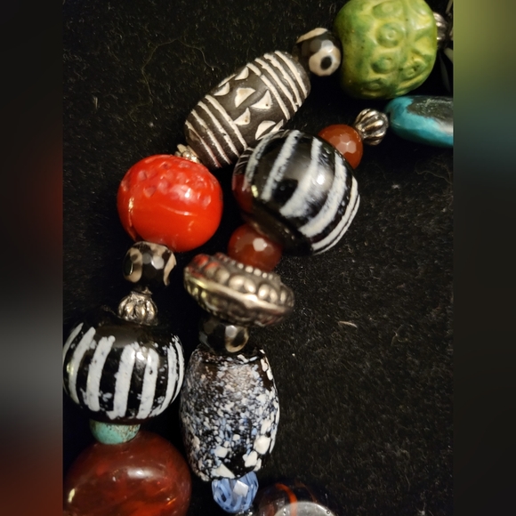 Antique bead necklace - Picture 4 of 7